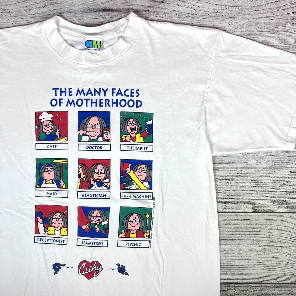 Vintage 1994 The Many Faces of Motherhood T-shirt